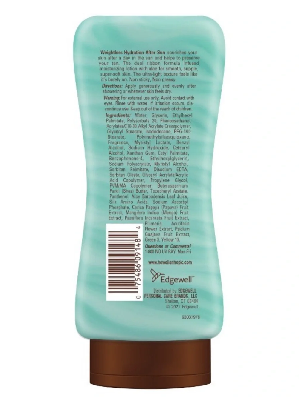 Hawaiian Tropic Silk Hydration Weightless After Sun Lotion, NEW